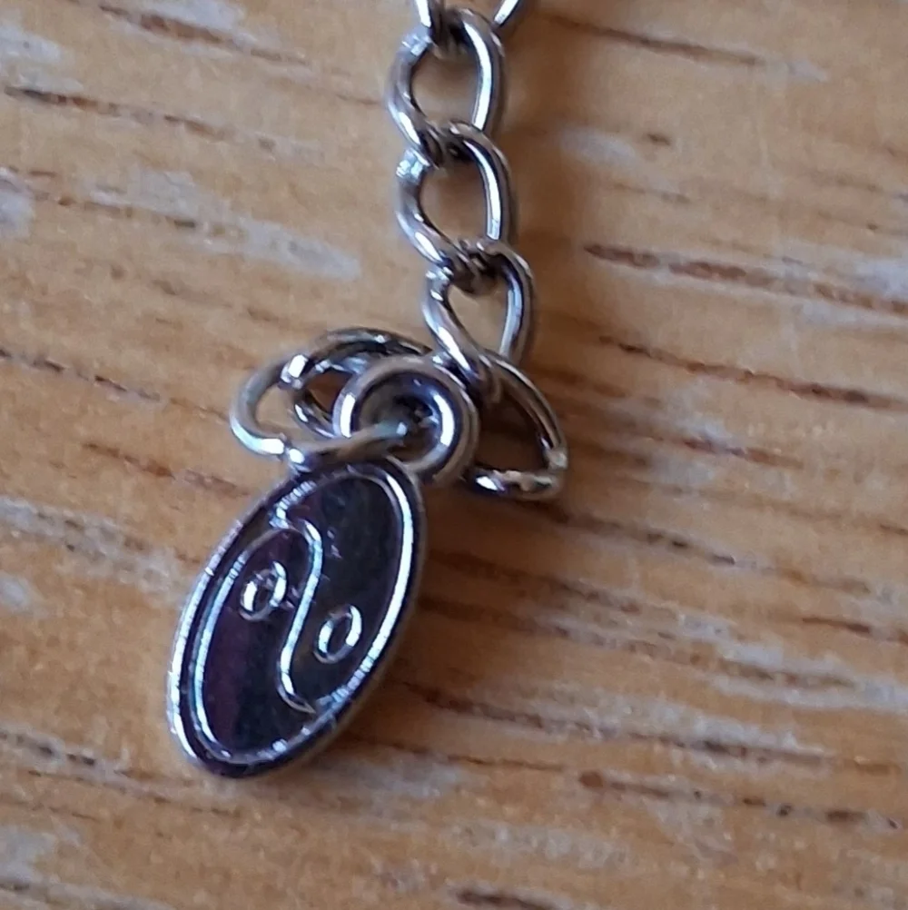 EUC Adult Jewels Silver Tone USA America Floating Charm Necklace Jewelry